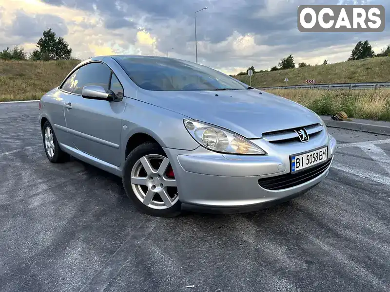 Кабріолет Peugeot 307 2003 2 л. Автомат обл. Полтавська, Полтава - Фото 1/20