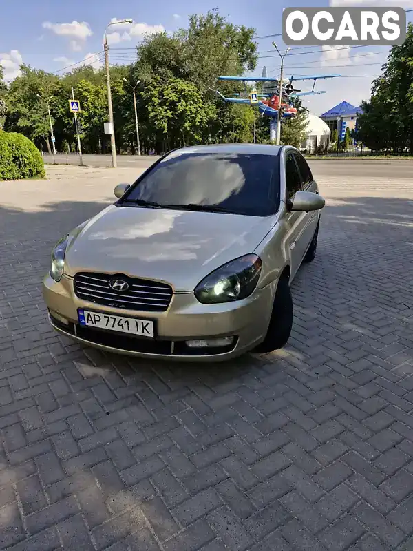 Седан Hyundai Accent 2008 1.4 л. обл. Запорожская, Запорожье - Фото 1/12