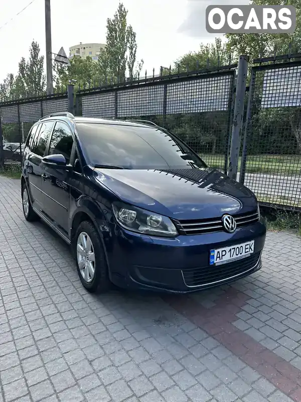 Мінівен Volkswagen Touran 2013 1.39 л. Автомат обл. Запорізька, Запоріжжя - Фото 1/18