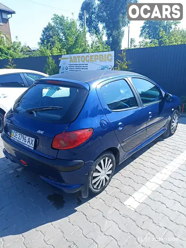 Хетчбек Peugeot 206 2004 1.59 л. Ручна / Механіка обл. Чернівецька, Чернівці - Фото 1/6