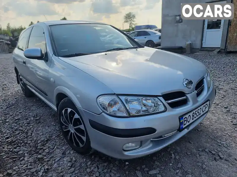 Хетчбек Nissan Almera 2001 1.77 л. Ручна / Механіка обл. Тернопільська, Кременець - Фото 1/14