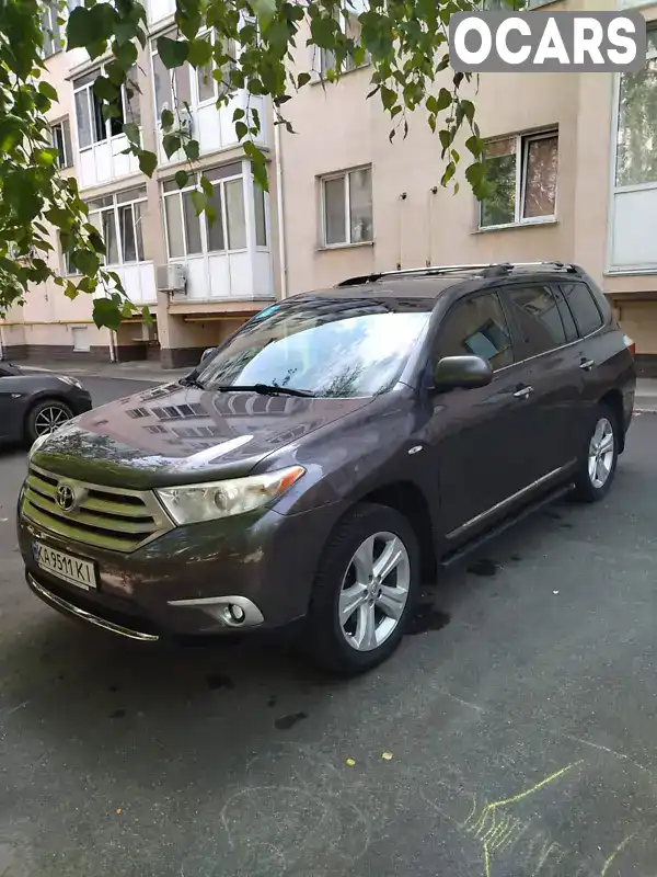 Внедорожник / Кроссовер Toyota Highlander 2012 3.46 л. Автомат обл. Донецкая, Доброполье - Фото 1/11