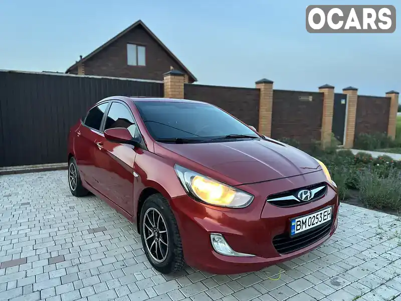 Седан Hyundai Accent 2012 1.4 л. Автомат обл. Сумська, Суми - Фото 1/18