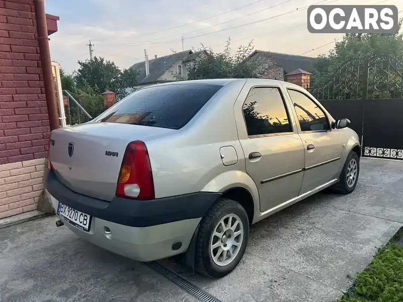 Седан Dacia Logan 2006 1.6 л. Ручна / Механіка обл. Хмельницька, Ізяслав - Фото 1/9