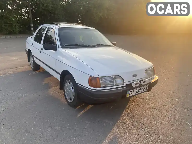 Седан Ford Sierra 1989 1.6 л. Ручная / Механика обл. Полтавская, Лубны - Фото 1/9