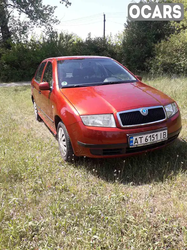 Седан Skoda Fabia 2003 1.4 л. Ручна / Механіка обл. Івано-Франківська, Коломия - Фото 1/11