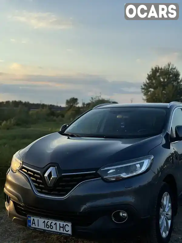 Позашляховик / Кросовер Renault Kadjar 2016 1.46 л. Автомат обл. Київська, Ірпінь - Фото 1/9