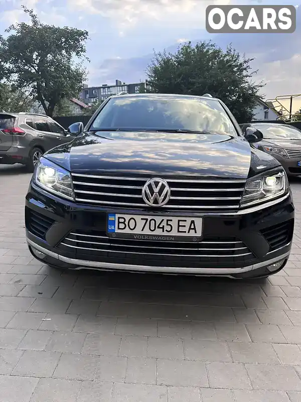 Позашляховик / Кросовер Volkswagen Touareg 2017 2.97 л. Автомат обл. Тернопільська, Тернопіль - Фото 1/10