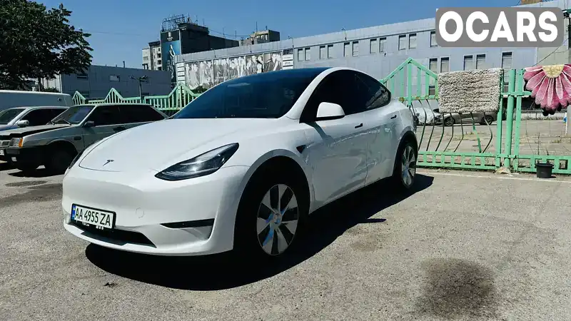 Внедорожник / Кроссовер Tesla Model Y 2021 null_content л. Автомат обл. Запорожская, Запорожье - Фото 1/11