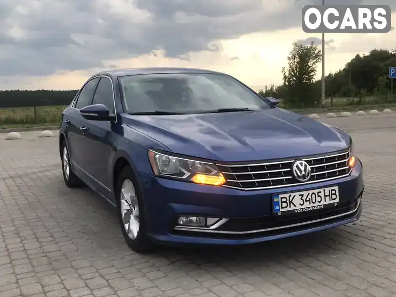 Седан Volkswagen Passat 2017 1.8 л. Автомат обл. Ровенская, Радивилов - Фото 1/18