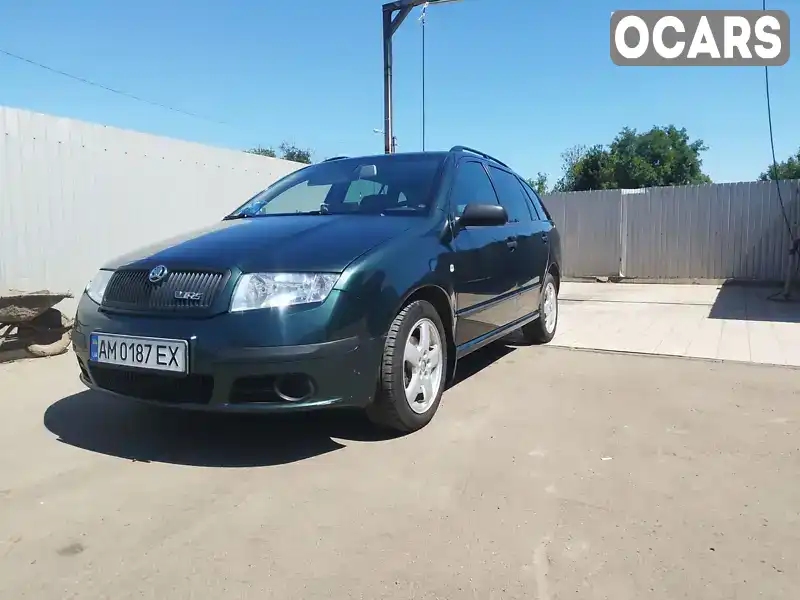 Универсал Skoda Fabia 2005 1.39 л. Ручная / Механика обл. Донецкая, Дружковка - Фото 1/12