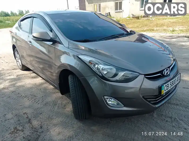 Седан Hyundai Elantra 2012 1.8 л. Ручная / Механика обл. Черниговская, Корюковка - Фото 1/14