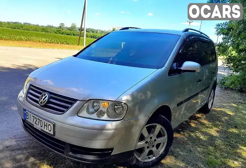 Минивэн Volkswagen Touran 2004 1.6 л. Ручная / Механика обл. Полтавская, Зеньков - Фото 1/8