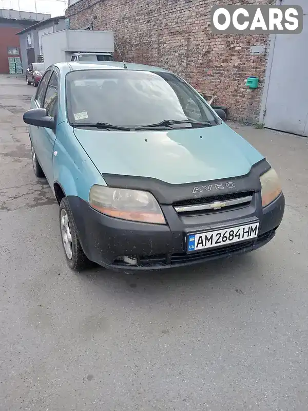 Седан Chevrolet Aveo 2005 1.5 л. Ручная / Механика обл. Житомирская, Чуднов - Фото 1/5