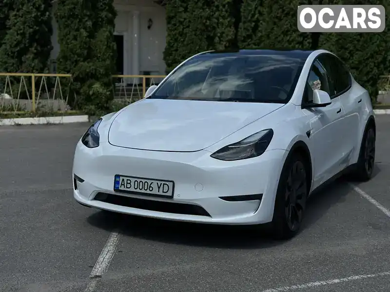 Внедорожник / Кроссовер Tesla Model Y 2021 null_content л. Автомат обл. Винницкая, Винница - Фото 1/21