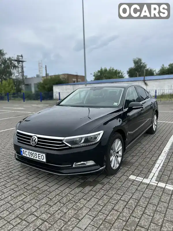 Седан Volkswagen Passat 2017 1.6 л. Ручна / Механіка обл. Волинська, Луцьк - Фото 1/21