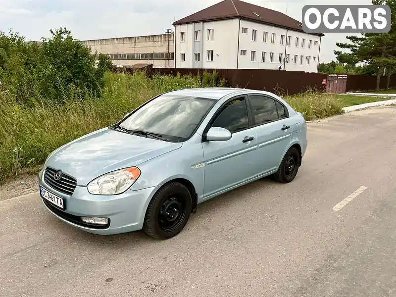 Седан Hyundai Accent 2008 1.4 л. Ручна / Механіка обл. Львівська, Львів - Фото 1/13