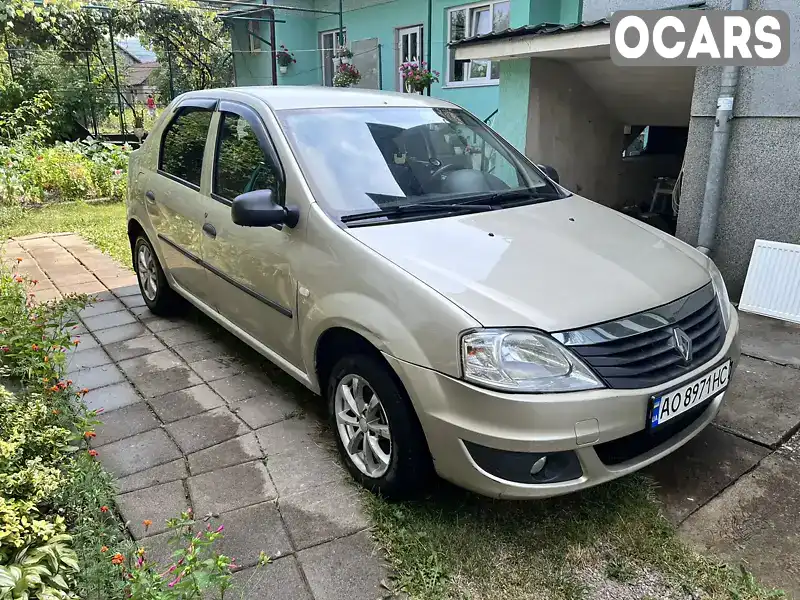 Седан Renault Logan 2012 1.39 л. обл. Закарпатская, Свалява - Фото 1/13