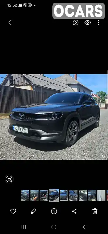 Позашляховик / Кросовер Mazda MX-30 2020 null_content л. Автомат обл. Закарпатська, Мукачево - Фото 1/9