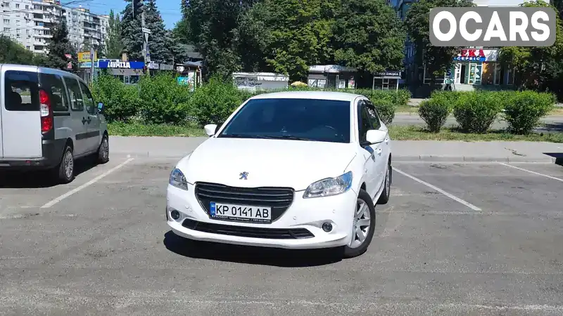 Седан Peugeot 301 2016 1.6 л. Ручная / Механика обл. Запорожская, Запорожье - Фото 1/10