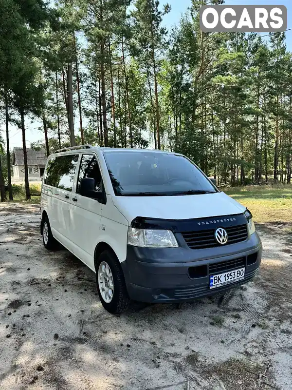 Мінівен Volkswagen Transporter 2008 1.9 л. Ручна / Механіка обл. Рівненська, Рокитне - Фото 1/15