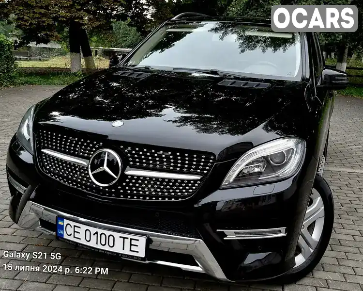 Позашляховик / Кросовер Mercedes-Benz M-Class 2013 2.99 л. Автомат обл. Чернівецька, Чернівці - Фото 1/21