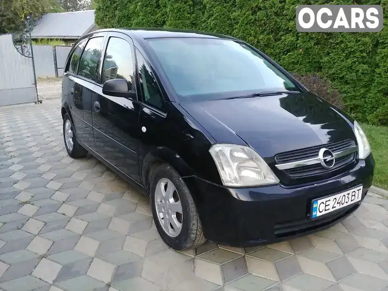 Мікровен Opel Meriva 2004 1.69 л. Ручна / Механіка обл. Чернівецька, Чернівці - Фото 1/21