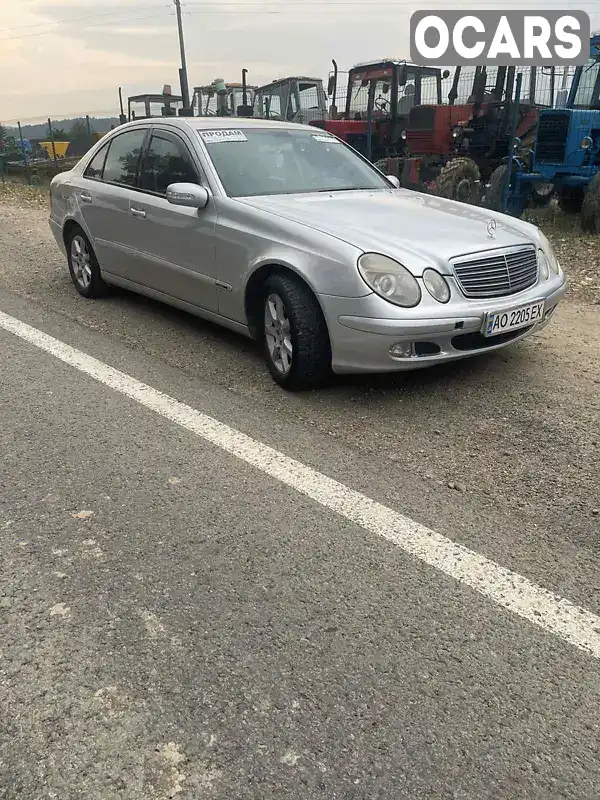 Седан Mercedes-Benz E-Class 2003 2.15 л. Ручна / Механіка обл. Закарпатська, location.city.siltse - Фото 1/6