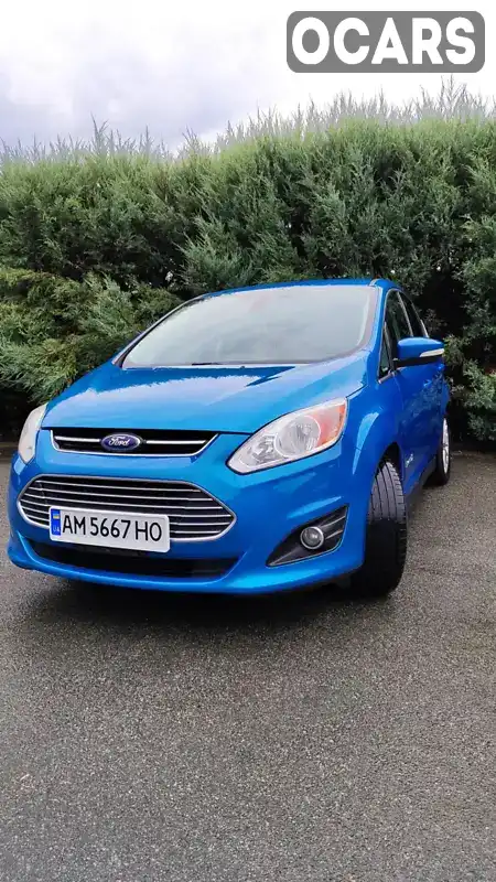 Мінівен Ford C-Max 2013 2 л. Автомат обл. Київська, Вишневе - Фото 1/21