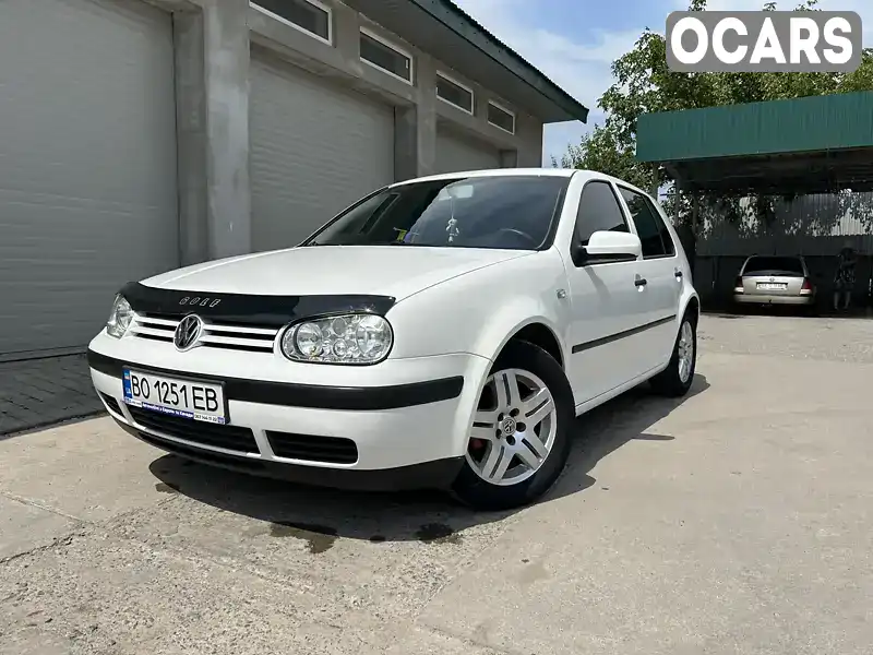 Хэтчбек Volkswagen Golf 2003 1.6 л. Ручная / Механика обл. Хмельницкая, Теофиполь - Фото 1/19