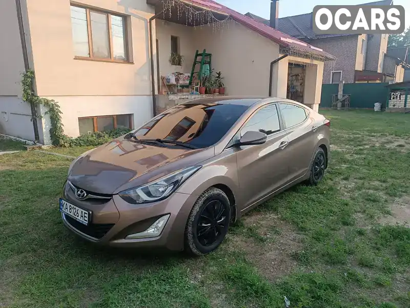 Седан Hyundai Elantra 2014 1.6 л. Автомат обл. Київська, Київ - Фото 1/21