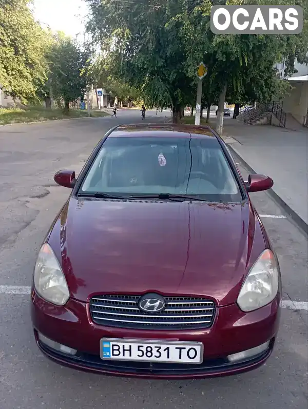 Седан Hyundai Accent 2008 1.4 л. Ручная / Механика обл. Одесская, Болград - Фото 1/9