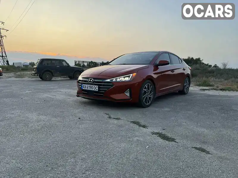 Седан Hyundai Elantra 2019 2 л. Автомат обл. Харьковская, Харьков - Фото 1/21