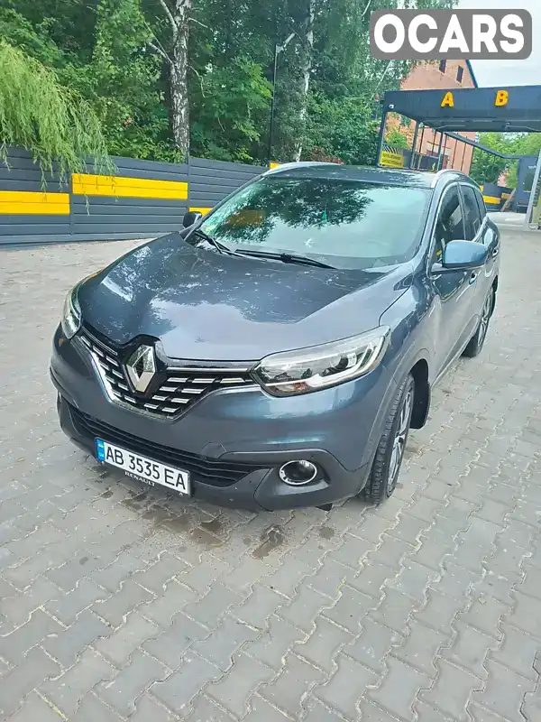 Позашляховик / Кросовер Renault Kadjar 2017 1.5 л. Робот обл. Вінницька, Жмеринка - Фото 1/21