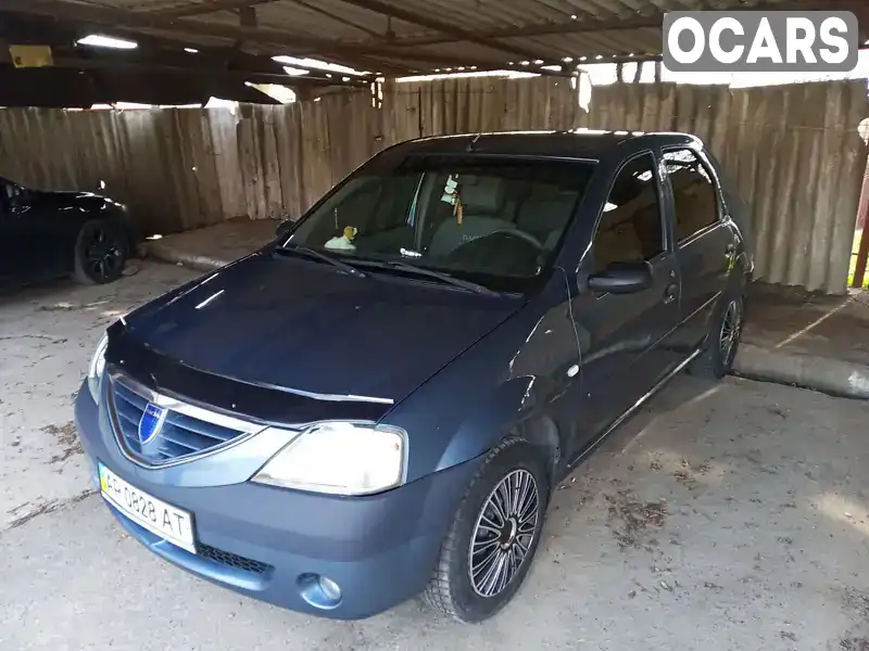 Седан Dacia Logan 2006 1.6 л. Ручная / Механика обл. Запорожская, Запорожье - Фото 1/14