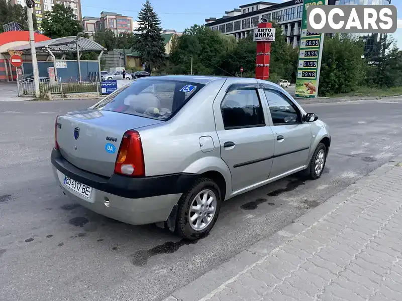 Седан Dacia Logan 2006 1.39 л. Ручная / Механика обл. Тернопольская, Тернополь - Фото 1/8