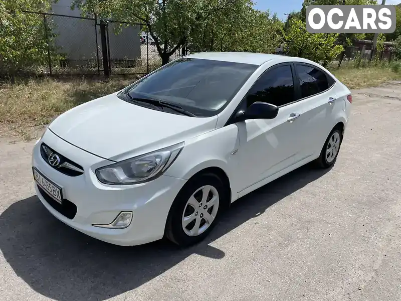 Седан Hyundai Accent 2011 1.4 л. Ручна / Механіка обл. Полтавська, Полтава - Фото 1/16