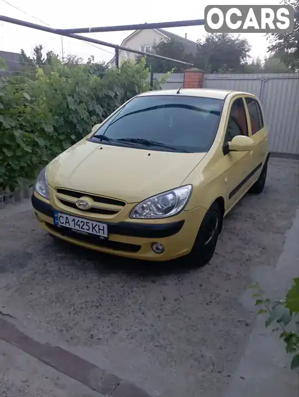 Хетчбек Hyundai Getz 2008 1.4 л. Автомат обл. Черкаська, Сміла - Фото 1/10