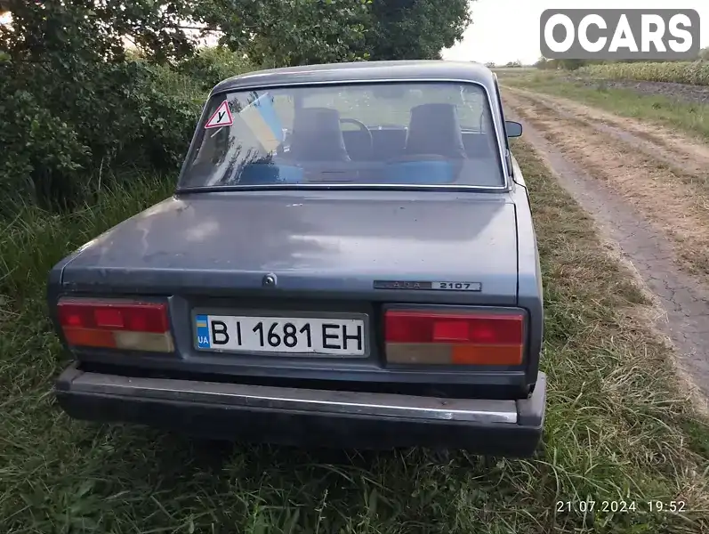 Седан ВАЗ / Lada 2107 2007 1.5 л. Ручна / Механіка обл. Полтавська, Полтава - Фото 1/6