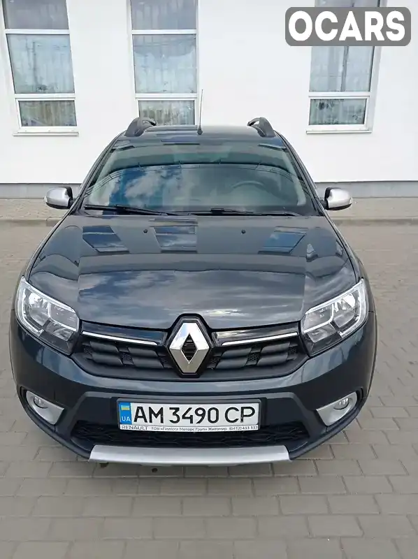 Хэтчбек Renault Sandero 2019 1.5 л. Ручная / Механика обл. Житомирская, Житомир - Фото 1/19