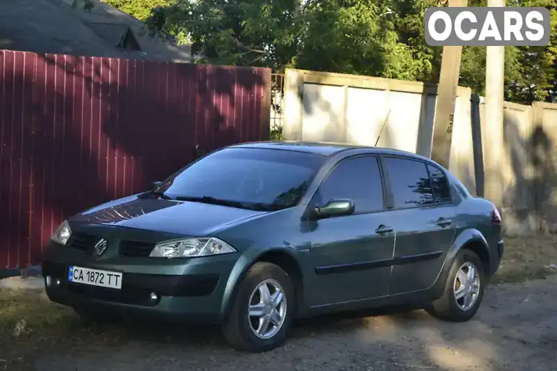 Седан Renault Megane 2006 1.39 л. Ручная / Механика обл. Черкасская, Золотоноша - Фото 1/15