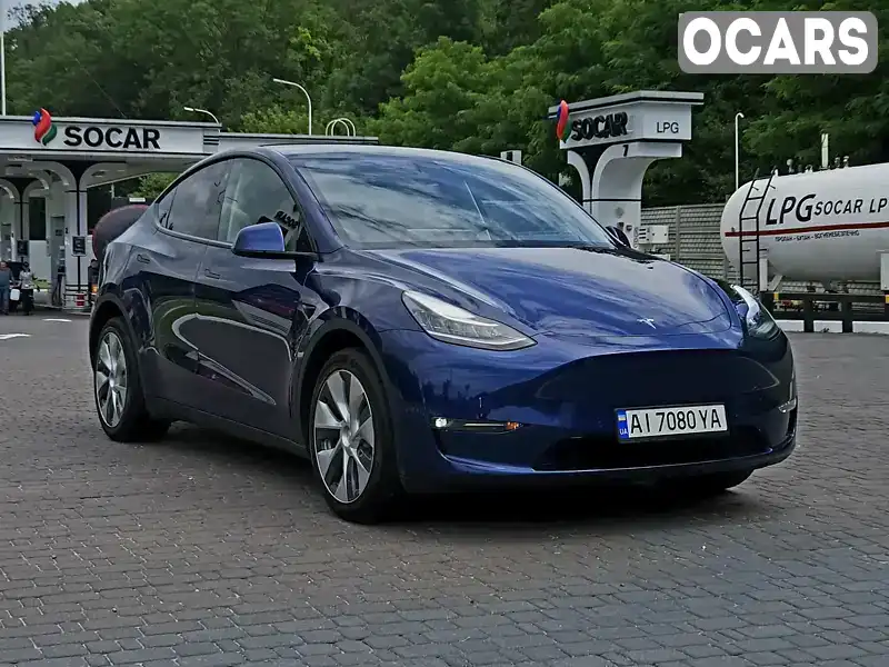 Внедорожник / Кроссовер Tesla Model Y 2021 null_content л. Автомат обл. Киевская, Киев - Фото 1/21