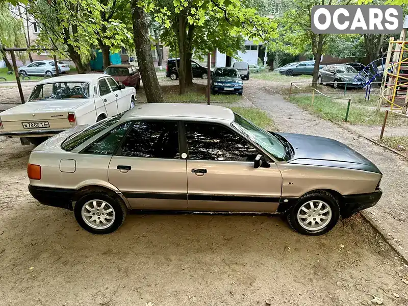 Седан Audi 80 1987 1.8 л. Ручна / Механіка обл. Чернівецька, Чернівці - Фото 1/13