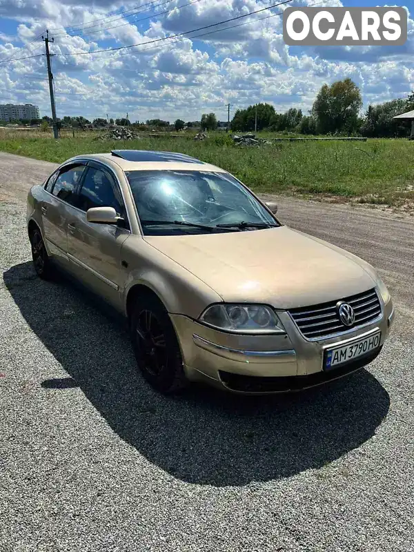 Седан Volkswagen Passat 2002 2.77 л. Типтронік обл. Житомирська, Малин - Фото 1/14