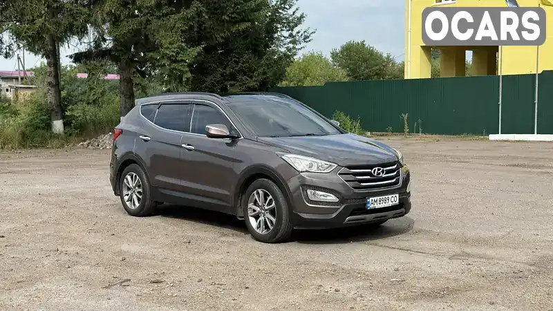 Внедорожник / Кроссовер Hyundai Santa FE 2013 2.36 л. Автомат обл. Житомирская, Попельня - Фото 1/21