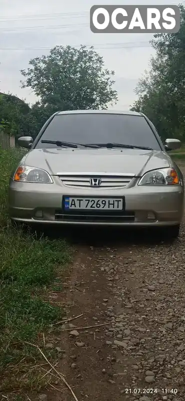 Седан Honda Civic 2001 1.4 л. Ручна / Механіка обл. Івано-Франківська, Івано-Франківськ - Фото 1/9