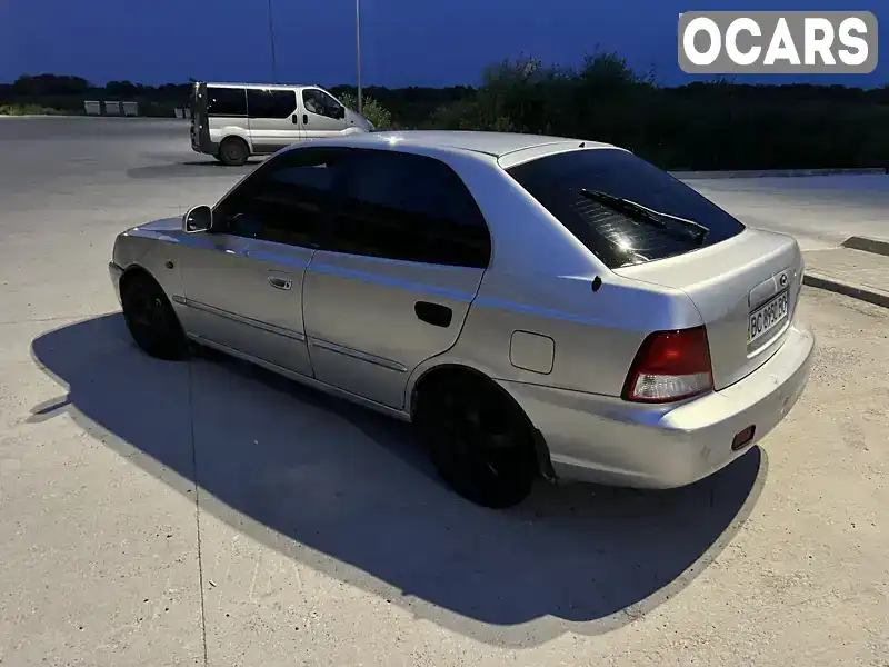 Лифтбек Hyundai Accent 2002 1.5 л. Ручная / Механика обл. Львовская, Червоноград - Фото 1/11