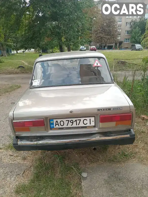 Седан ВАЗ / Lada 2107 1989 1.3 л. Ручная / Механика обл. Закарпатская, Ужгород - Фото 1/5