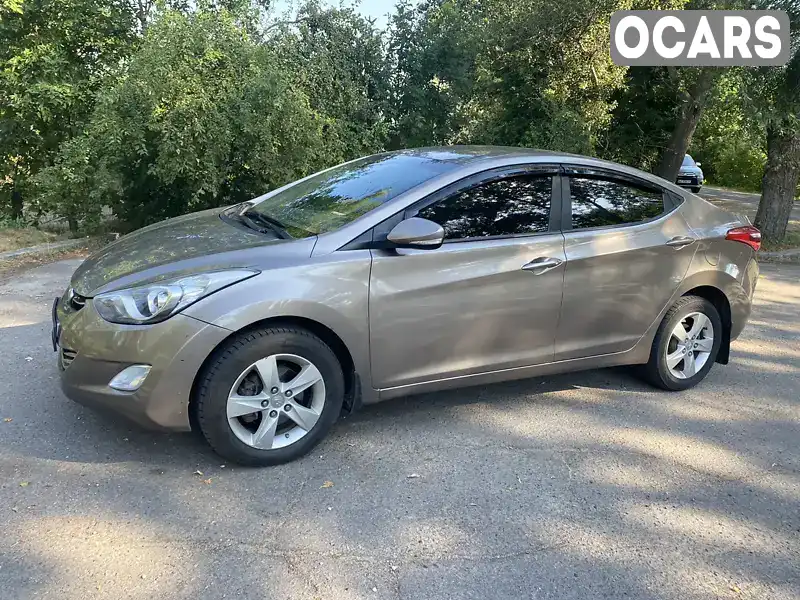 Седан Hyundai Elantra 2013 1.8 л. Автомат обл. Полтавська, Кременчук - Фото 1/10