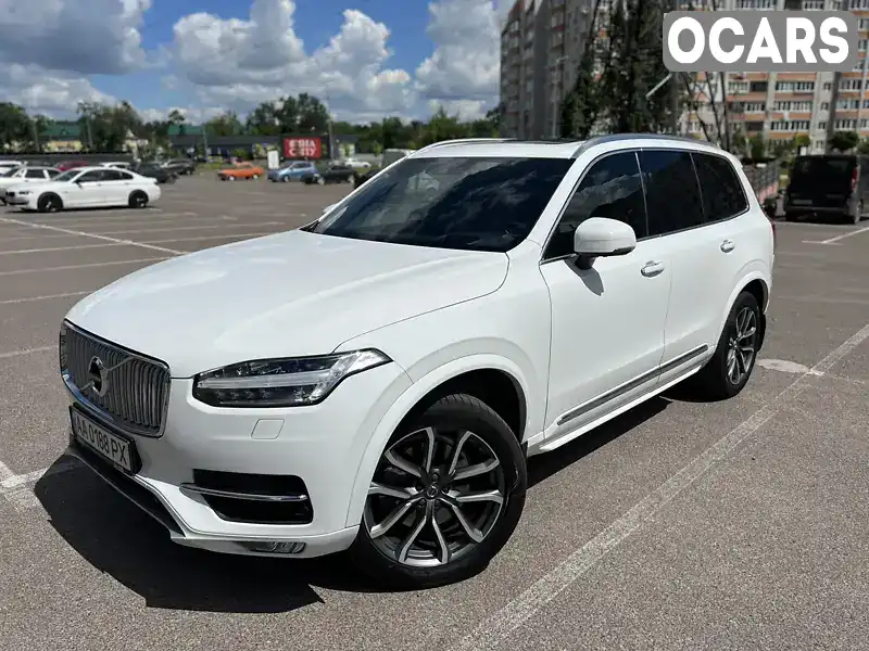 Позашляховик / Кросовер Volvo XC90 2017 1.97 л. Автомат обл. Київська, Київ - Фото 1/21